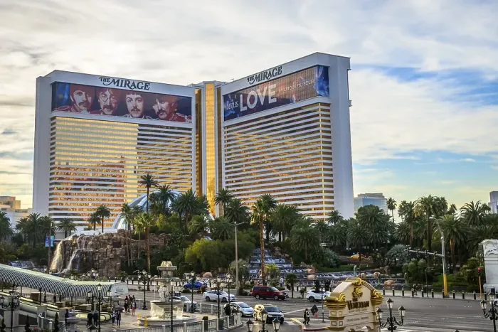 Framed Print : Casino and luxury hotel The Mirage