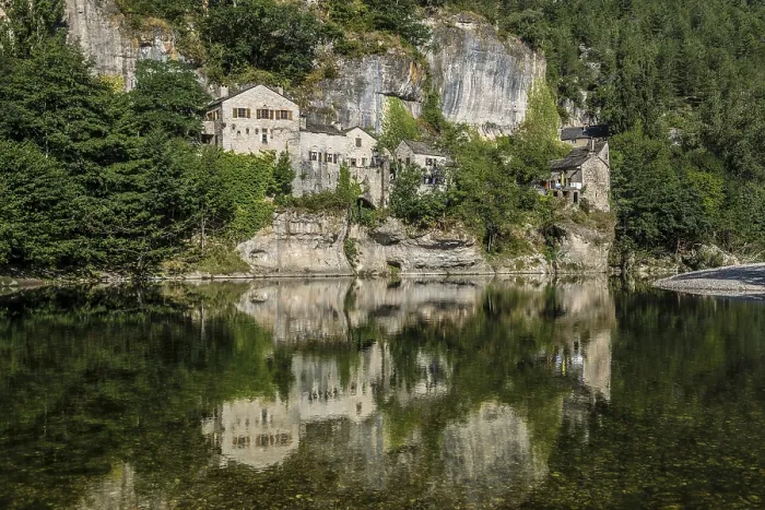 Framed Print : Castelbouc, Gorge du Tarn, Parc National des Cevennes