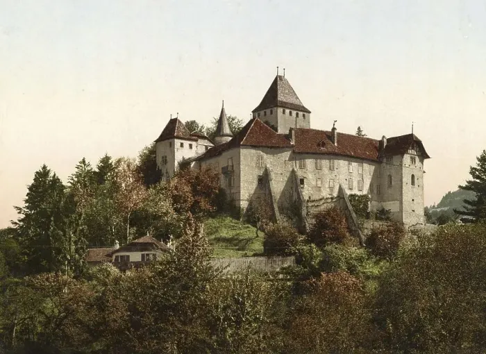 Framed Print : The Castello di Blonay, Chateau de Blonay Framed Print : The Castello di Blonay, Chateau de Blonay