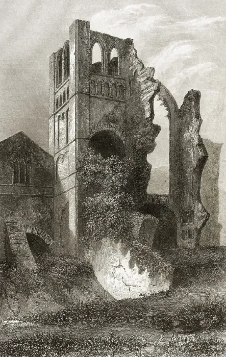 Framed Print : Castle Acre Priory, Castle Acre Framed Print : Castle Acre Priory, Castle Acre