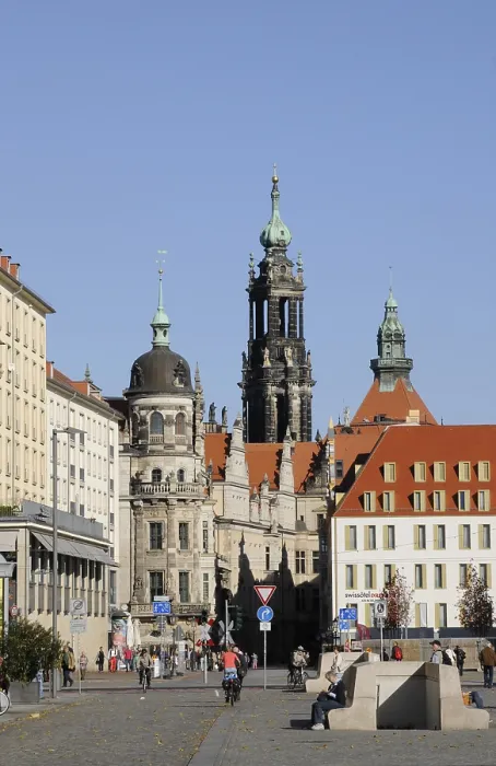 Framed Print : Castle, cathedral, Dresden, Saxony Framed Print : Castle, cathedral, Dresden, Saxony