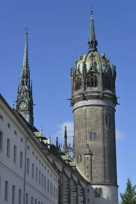 Framed Print : Castle Church, Luther city Wittenberg