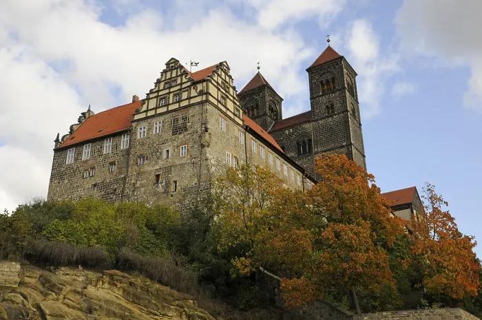 Framed Print : Castle, collegiate church, Quedlinburg