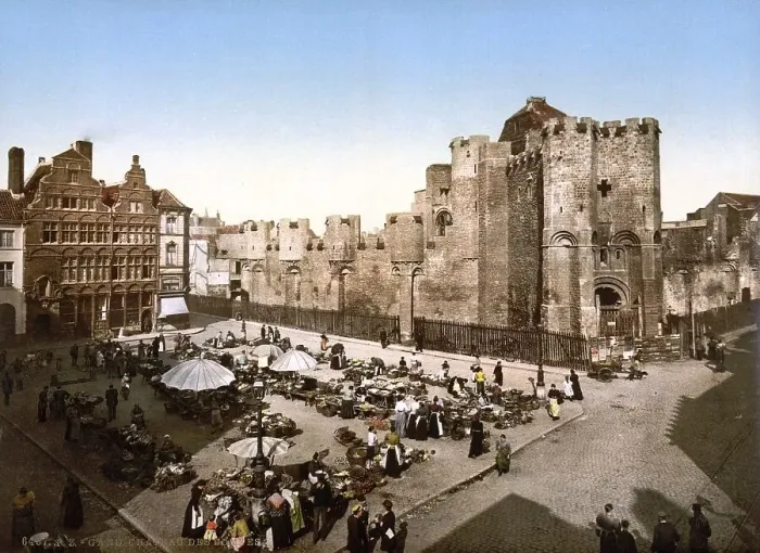 Framed Print : Castle of the Counts, Gravensteen