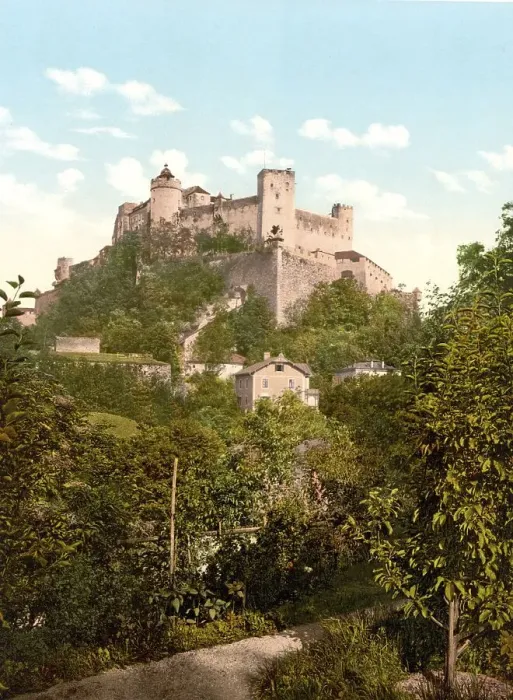 Framed Print : The castle Hohensalzburg of Salzburg