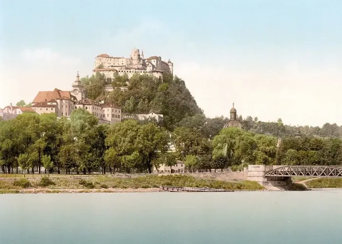 Framed Print : The castle Hohensalzburg of Salzburg Framed Print : The castle Hohensalzburg of Salzburg