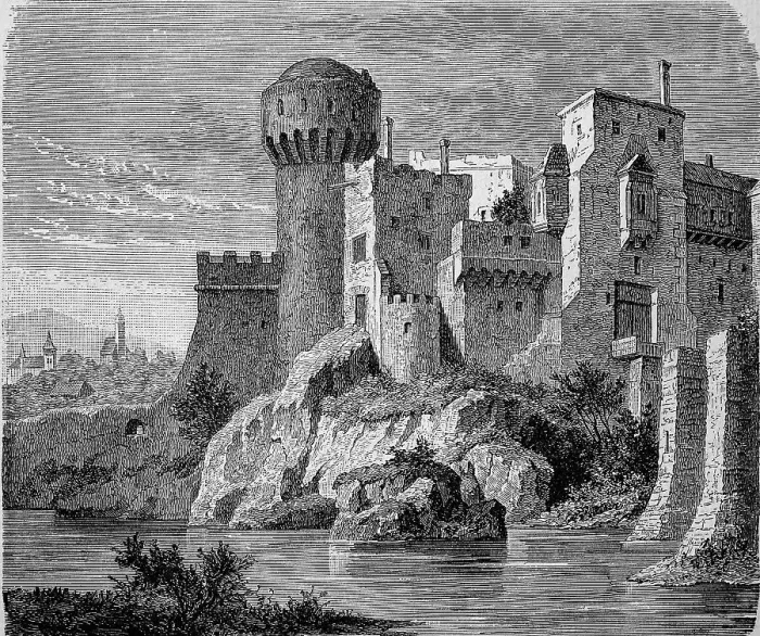 Framed Print : The castle of Johann Hunyadi near Hatszeg in Transylvania Framed Print : The castle of Johann Hunyadi near Hatszeg in Transylvania