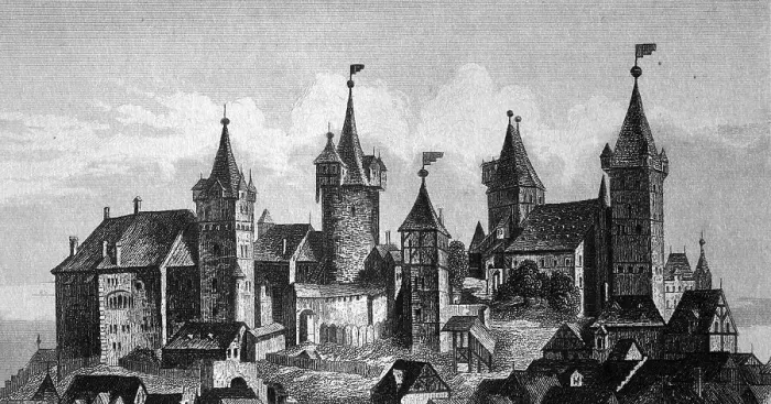 Framed Print : Castle of Nuremberg, Bavaria, Germany