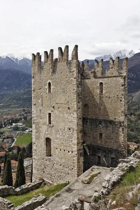 Framed Print : Castle ruin, Arco, Lake Garda, Italy