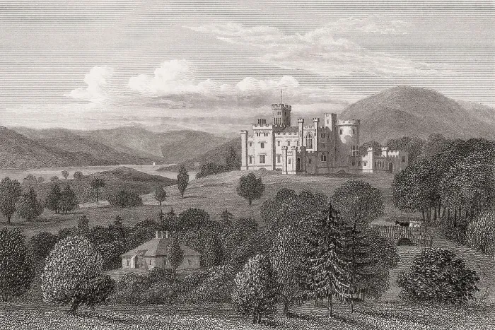 Framed Print : Castle Toward, Cowal peninsula