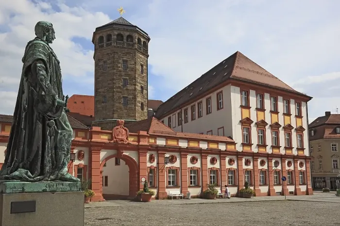 Framed Print : Castle Tower and Castle Church