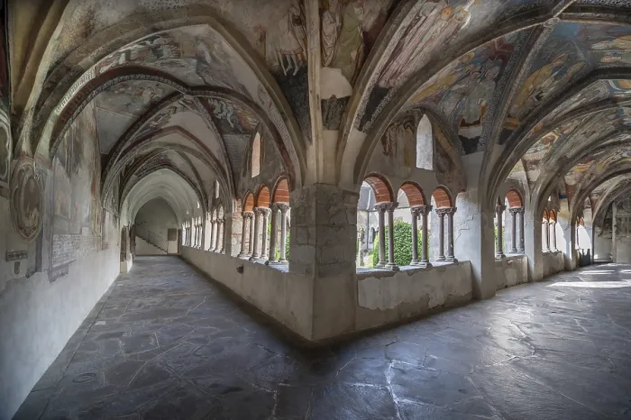 Framed Print : Cathedral cloister around 1370
