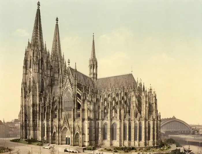 Framed Print : Cathedral in Cologne, North Rhine-Westphalia