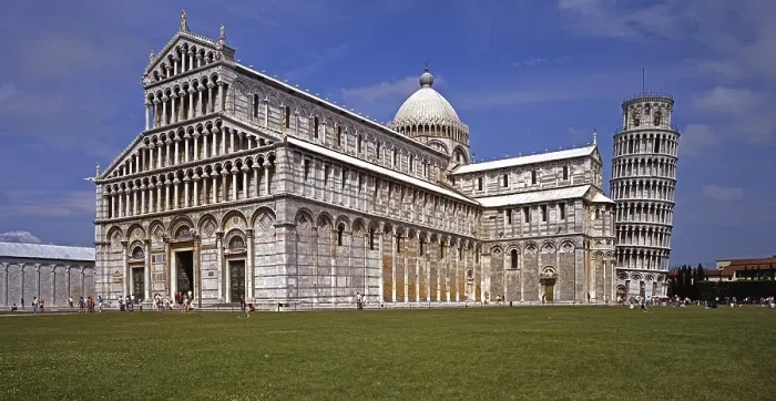 Framed Print : Cathedral, Leaning Tower, Pisa, Tuscany, Italy, Europe