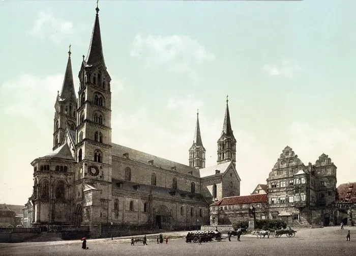 Framed Print : Cathedral and Old Court in Bamberg Framed Print : Cathedral and Old Court in Bamberg