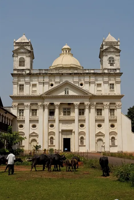 Framed Print : Cathedral, Old Goa, India, Asia