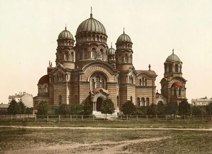 Framed Print : The Cathedral of Riga, Latvia, 1890 Framed Print : The Cathedral of Riga, Latvia, 1890