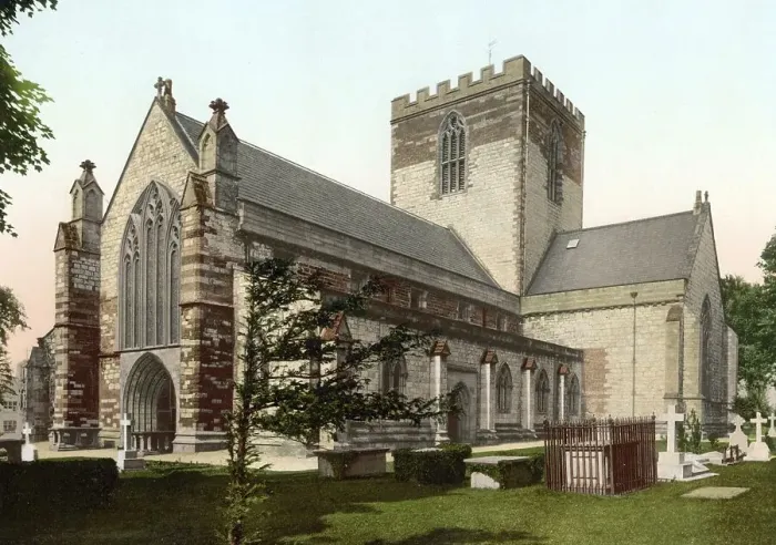 Framed Print : Cathedral of St Asaph is the smallest Episcopal church in England and Wales