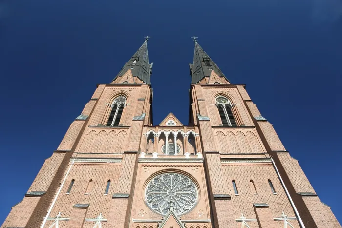 Framed Print : Cathedral in Uppsala, Sweden, Scandinavia, Europe Framed Print : Cathedral in Uppsala, Sweden, Scandinavia, Europe