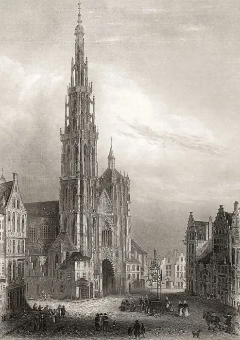 Framed Print : Cathedrale Notre-Dame, Cathedral of Our Lady