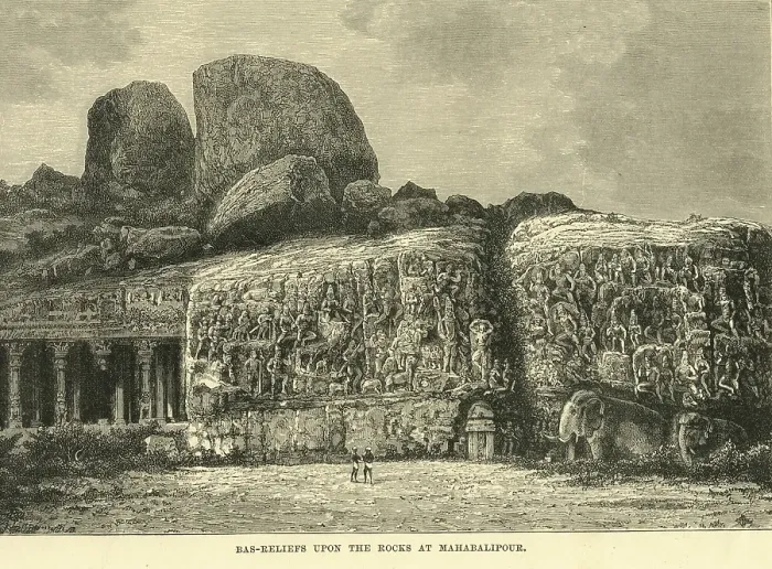 Framed Print : Catholic community Bas Relief upon rocks at Mahabalipour, Mahabalipuram or Mamallapuram, Tamil Nadu, India, As ia Framed Print : Catholic community Bas Relief upon rocks at Mahabalipour, Mahabalipuram or Mamallapuram, Tamil Nadu, India, As ia