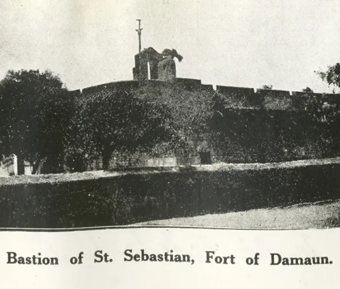 Framed Print : Catholic Community Bas tion of St. sebas tian Fort of Damaun, Daman, India UT