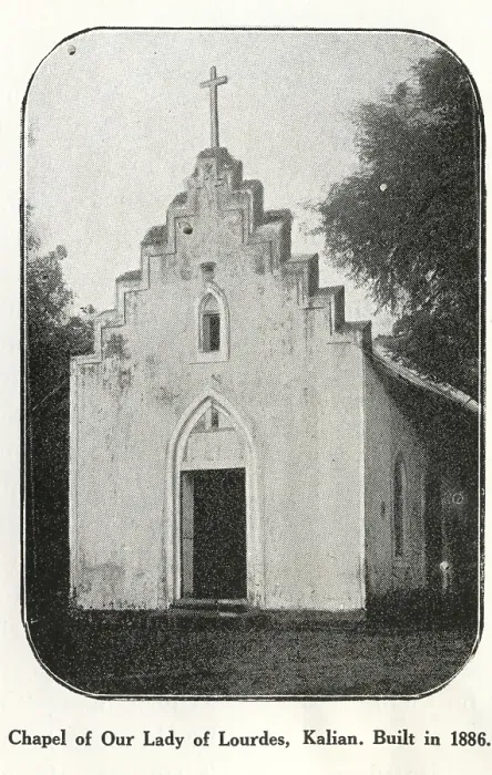 Framed Print : Catholic Community Chapel of our Lady of Lourdes built in 1886, Kalian, India, As ia Framed Print : Catholic Community Chapel of our Lady of Lourdes built in 1886, Kalian, India, As ia