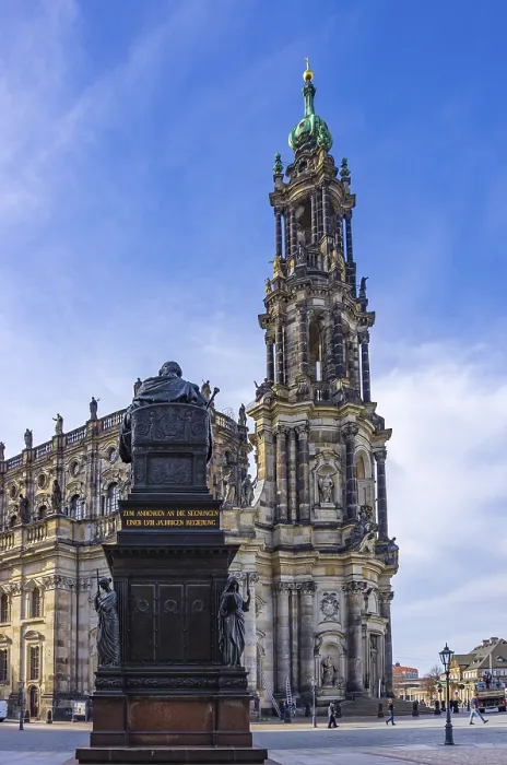 Framed Print : The Catholic Court Church on the Schlossplatz