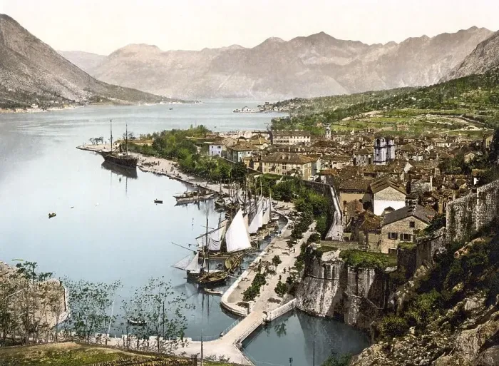 Framed Print : Cattaro, today Kotor, general view