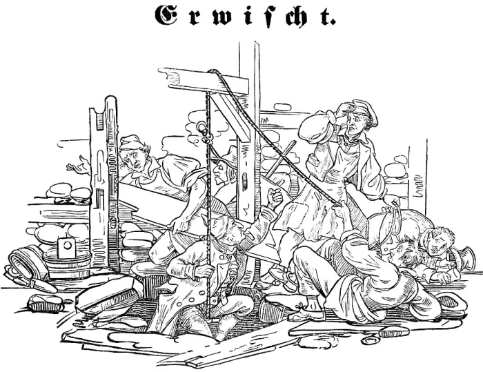 Framed Print : Caught, rich builder refuses to pay his servants Framed Print : Caught, rich builder refuses to pay his servants