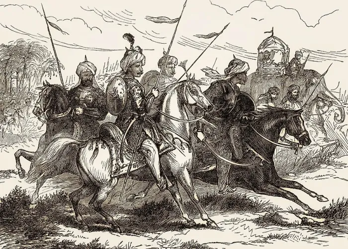 Framed Print : Cavalry of the Maratha Empire, Third Anglo-Maratha War