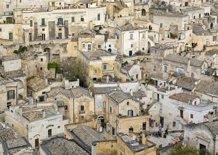 Framed Print : Cave Houses, Sassi di Matera, Basilicata, Italy