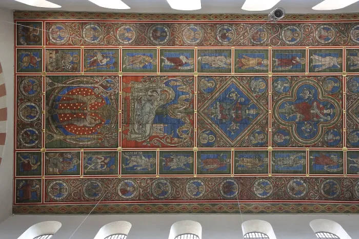 Framed Print : Ceiling of the Ottonian UNESCO St Michael's Church Framed Print : Ceiling of the Ottonian UNESCO St Michael's Church