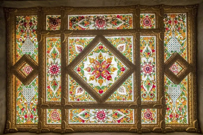 Framed Print : Ceiling window in the temple pagoda of the Sri Chai Mongkol Grand Pagoda temple complex Framed Print : Ceiling window in the temple pagoda of the Sri Chai Mongkol Grand Pagoda temple complex