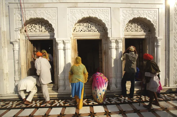 Framed Print : Celebrations consecration of perpetual Guru Granth Sahib Sikh