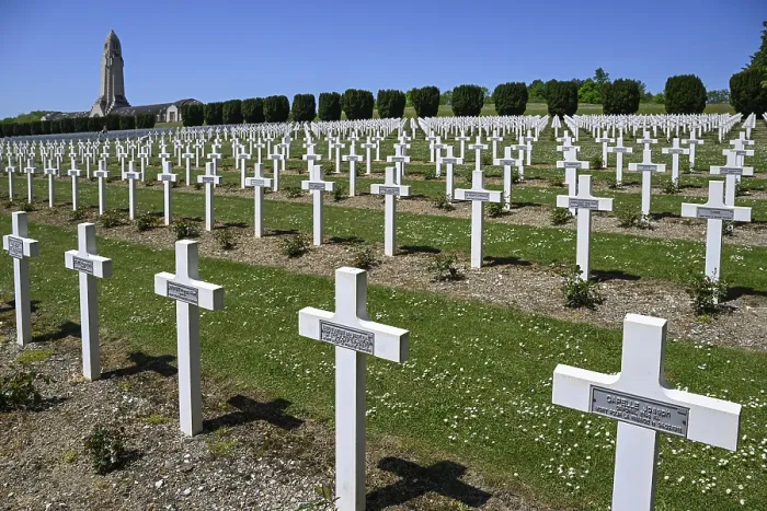 Framed Print : Cemetery of soldiers killed in the First World War Framed Print : Cemetery of soldiers killed in the First World War