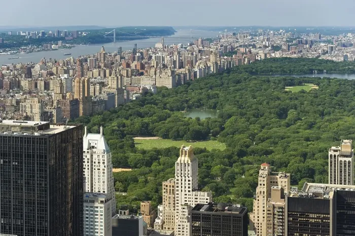 Framed Print : Central Park, view from the Rockefeller Center Framed Print : Central Park, view from the Rockefeller Center