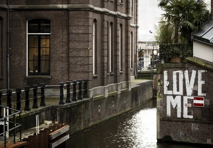 Framed Print : The central region of the city of Amsterdam