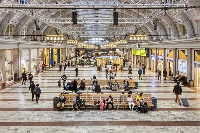 Framed Print : Central station, railway station Framed Print : Central station, railway station