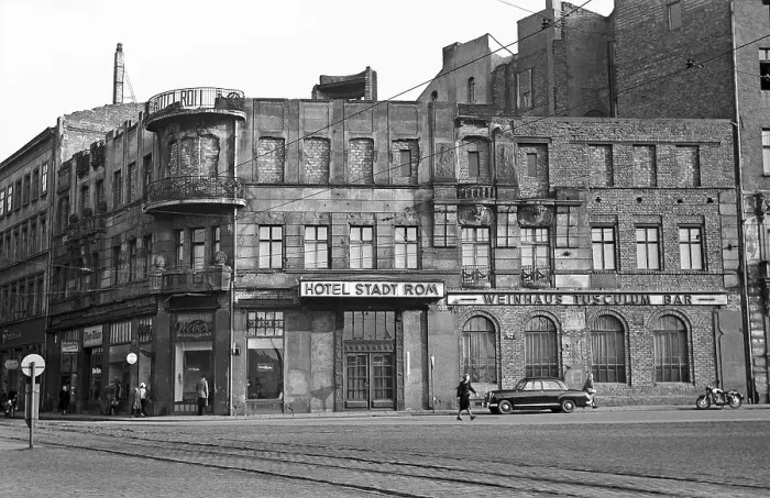 Framed Print : Central Theatre, Ruin, 1954, Bosestrasse