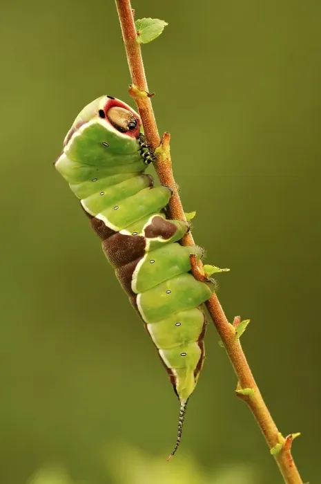 Framed Print : (Cerura vinula) caterpillar