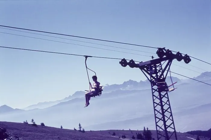 Framed Print : Chairlift to Gerlitzen, Villach