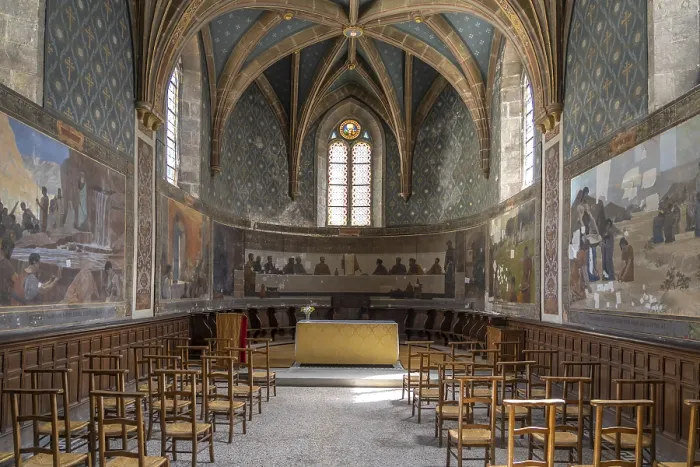 Framed Print : Chapel of St. John's Cathedral in Besancon