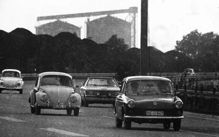 Framed Print : Characteristic of the Ruhr region around 1973 - here in Nov