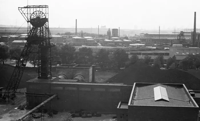 Framed Print : Characteristic of the Ruhr region around 1973 - here in Nov Framed Print : Characteristic of the Ruhr region around 1973 - here in Nov