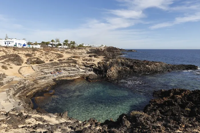 Framed Print : Charco del Palo, Lanzarote, Canary Islands Framed Print : Charco del Palo, Lanzarote, Canary Islands