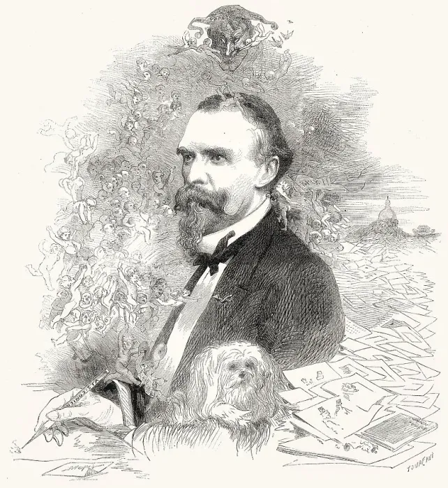 Framed Print : Charles Amedee de Noe, known as Cham Framed Print : Charles Amedee de Noe, known as Cham