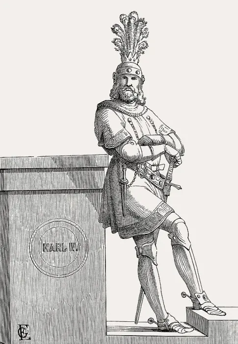 Framed Print : Charles IV, Holy Roman Emperor from 1355, 1378 Framed Print : Charles IV, Holy Roman Emperor from 1355, 1378