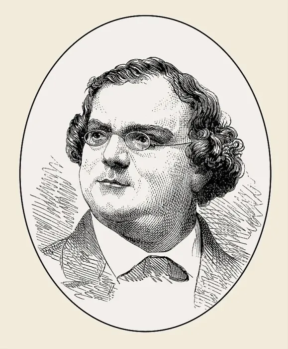 Framed Print : Charles Monselet, 1825-1888, a French journalist Framed Print : Charles Monselet, 1825-1888, a French journalist