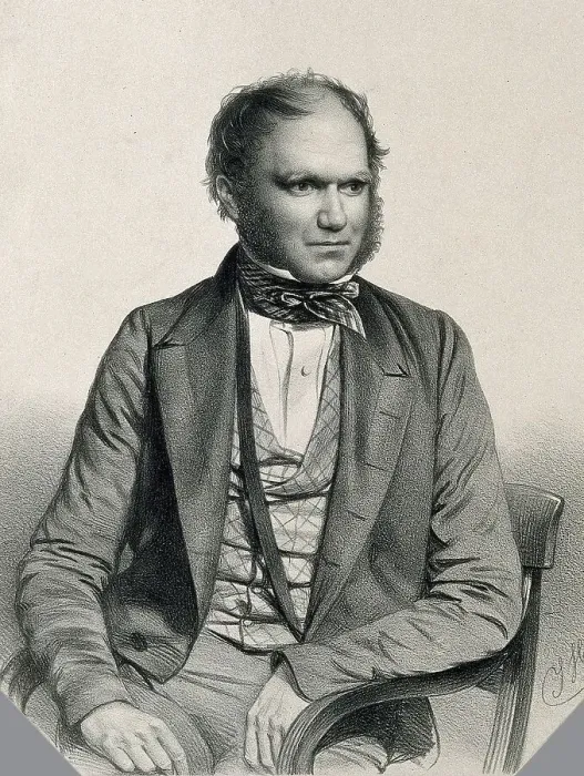 Framed Print : Charles Robert Darwin (12 February 1809 - 19 April 1882) was a British naturalist